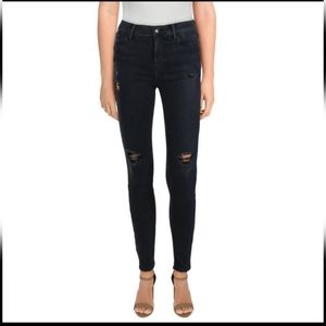 Black orchid distressed high rise skinny jeans size 27